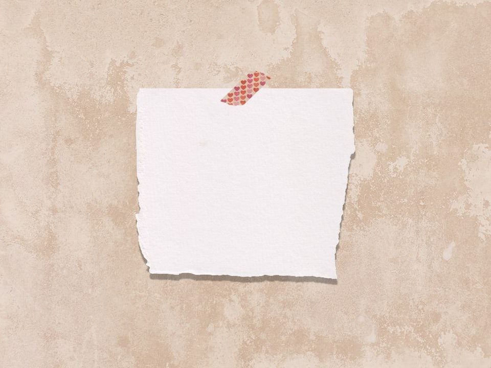 A picture of a piece of paper planning out a R&M project on Recently Acquired Assets