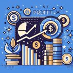 infographic showing a graph trending up with the word 'profit' showing the difference Between Cash and Profit