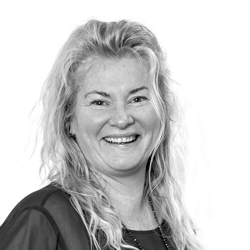 Black and white photo of Rachel Darlington partner at Business Like NZ Ltd Chartered Accountants
